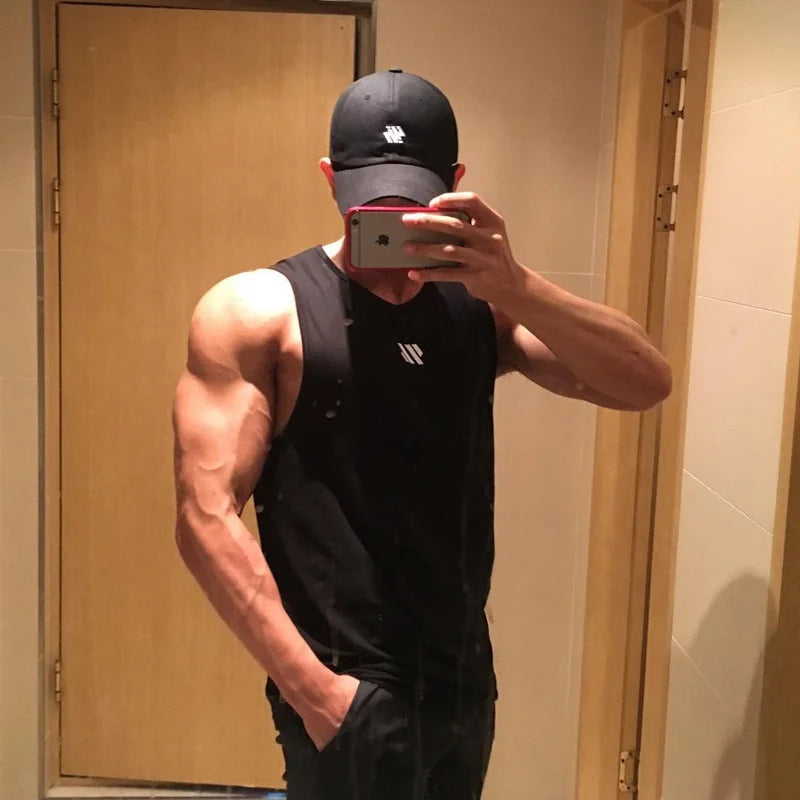 Men’s Bodybuilding Stringer Tank Top 💪