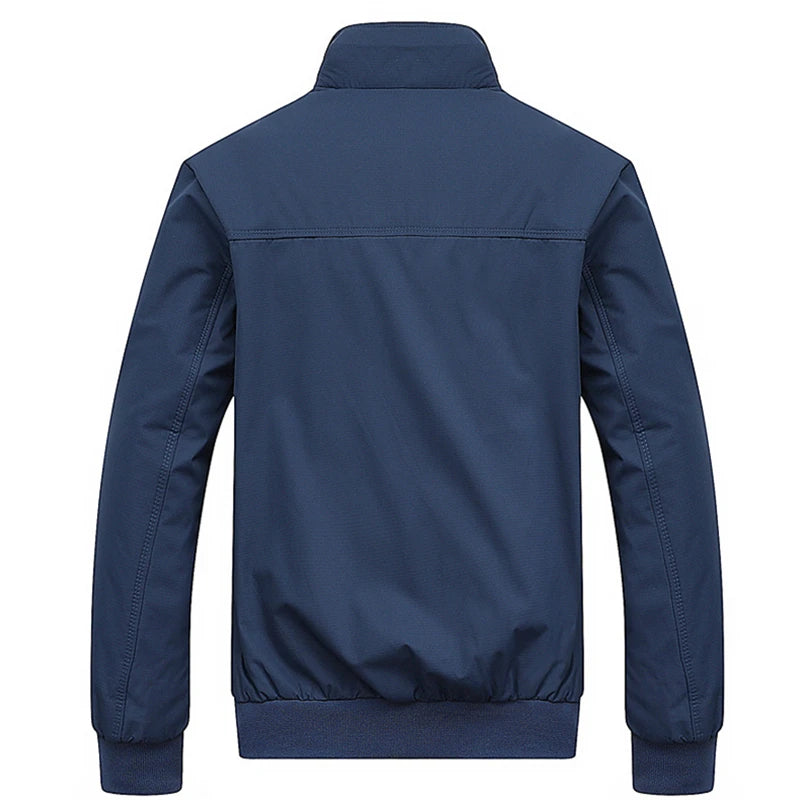 Men’s Classic Slim-Fit Bomber Jacket