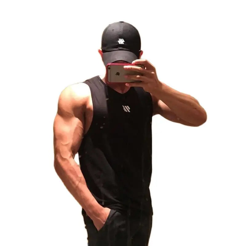 Men’s Bodybuilding Stringer Tank Top 💪