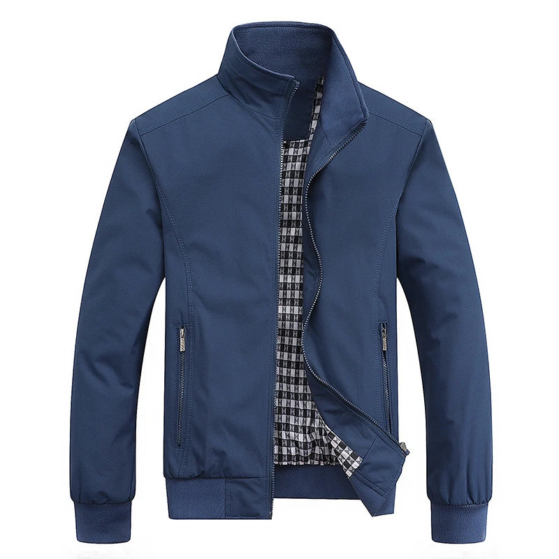 Men’s Classic Slim-Fit Bomber Jacket