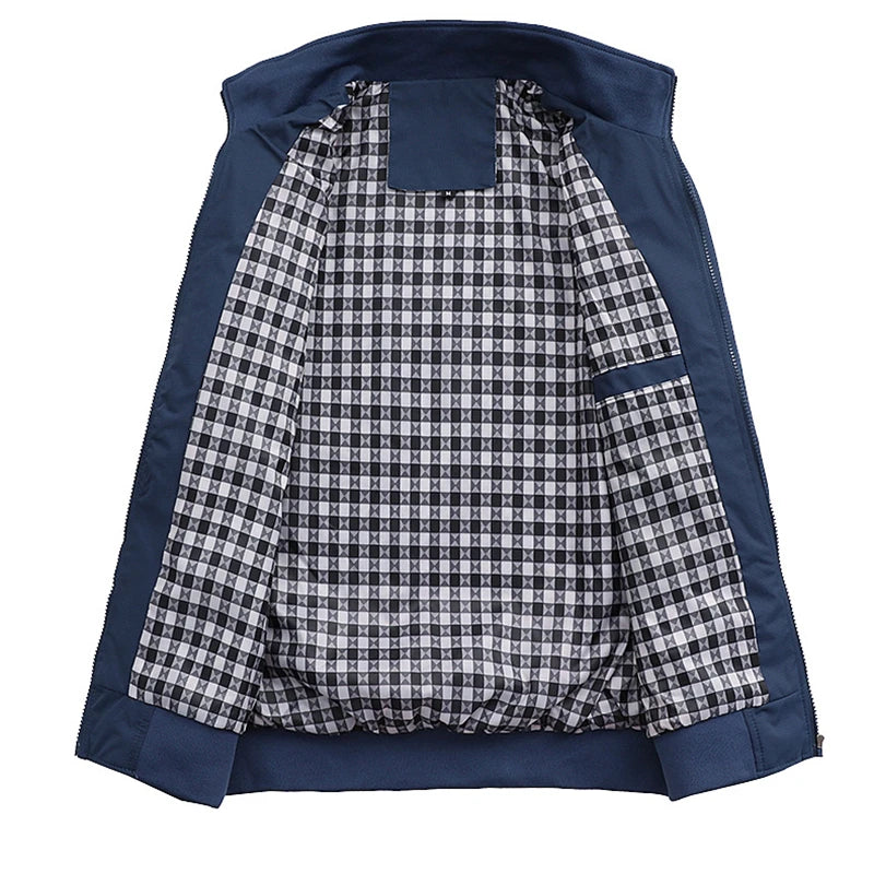 Men’s Classic Slim-Fit Bomber Jacket
