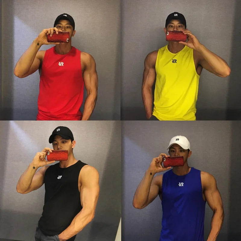 Men’s Bodybuilding Stringer Tank Top 💪