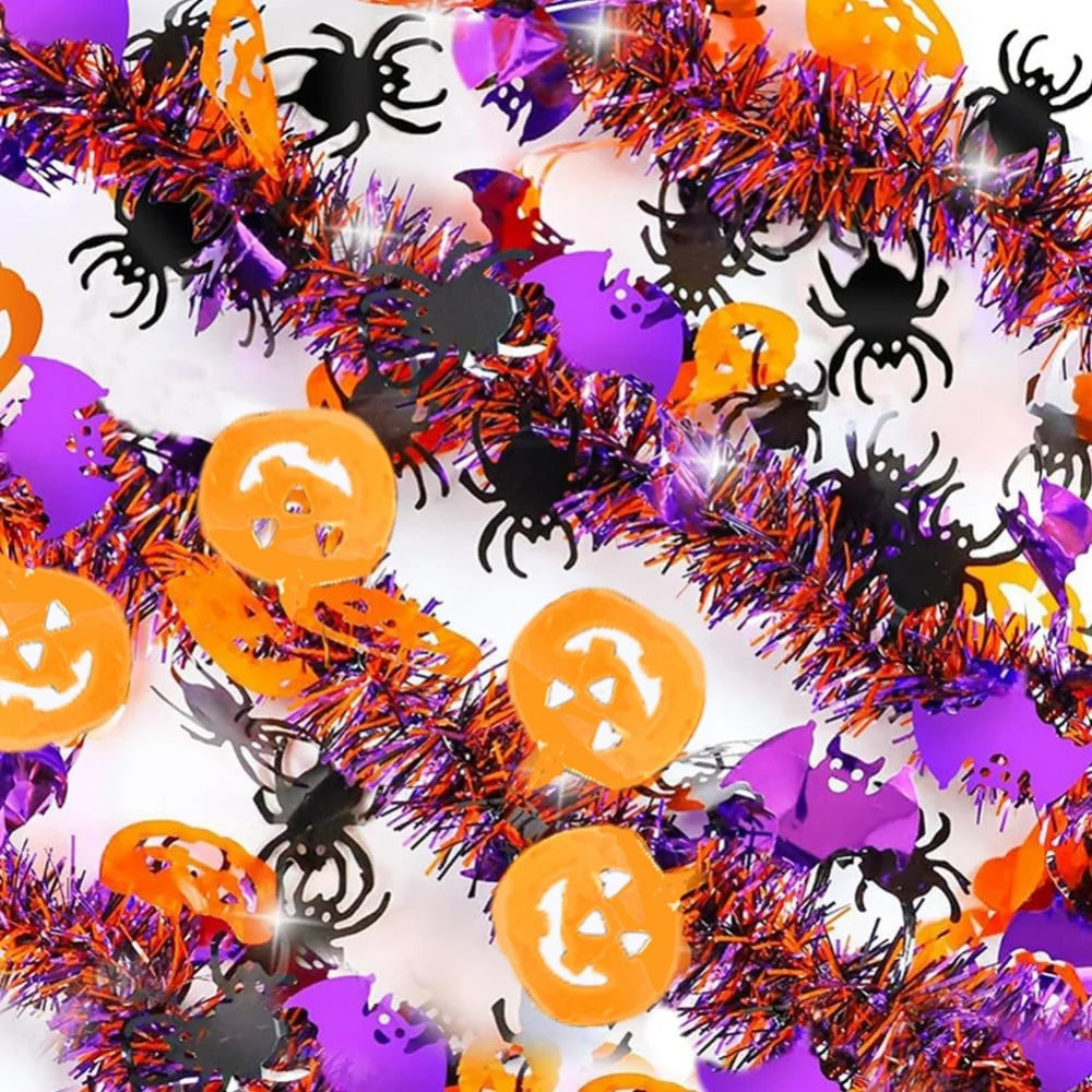 Haunted Halloween Bat & Pumpkin Door Wreath 🎃🦇