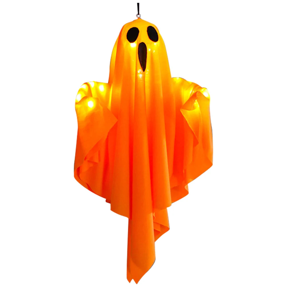 👻 Glowing Ghost Halloween Hanging Lights