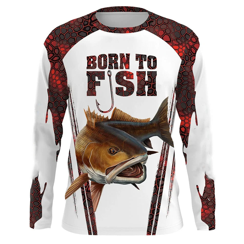 Men’s Performance Fishing Shirt – Long Sleeve Outdoor Tee