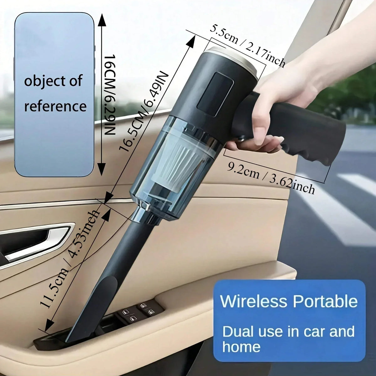 Portable Cordless Car & Home Vacuum