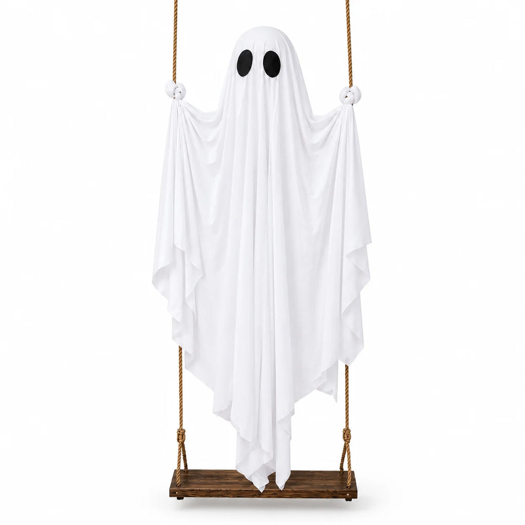 Hanging Ghost Halloween Porch Decor