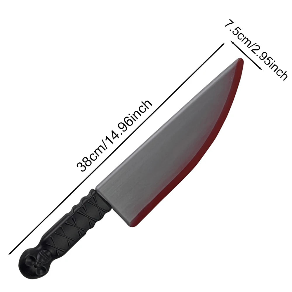 Bloody Knife Halloween Prop – Fake Horror Knife Decoration