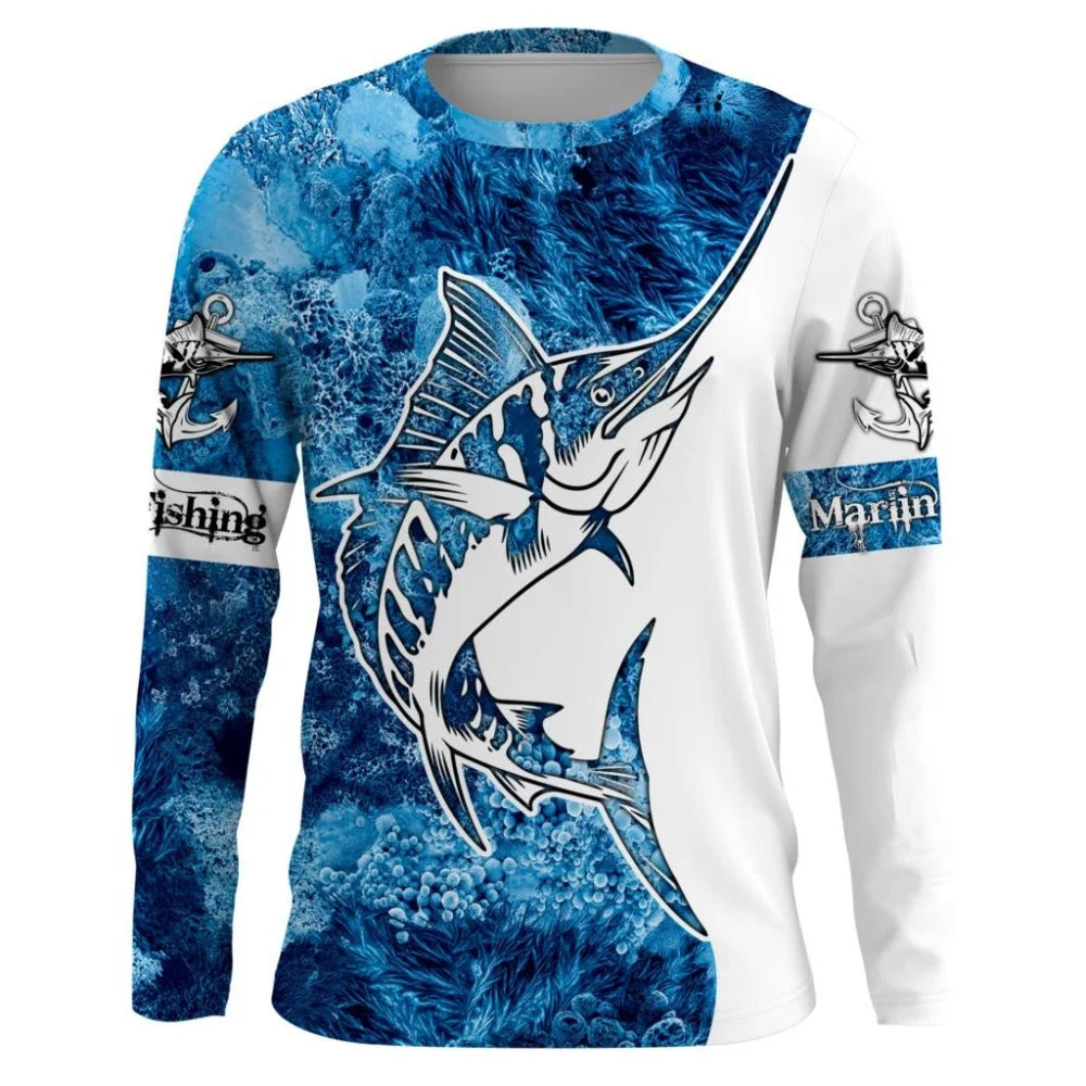 Men’s Performance Fishing Shirt – Long Sleeve Outdoor Tee