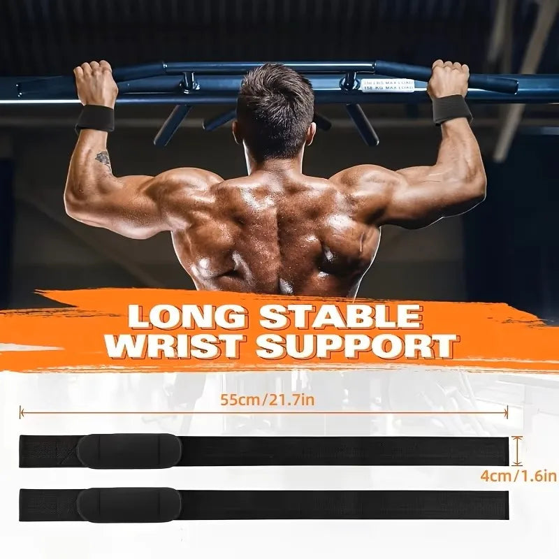 Elite Grip Weightlifting Straps – Heavy-Duty Wrist Support for Gym & CrossFit