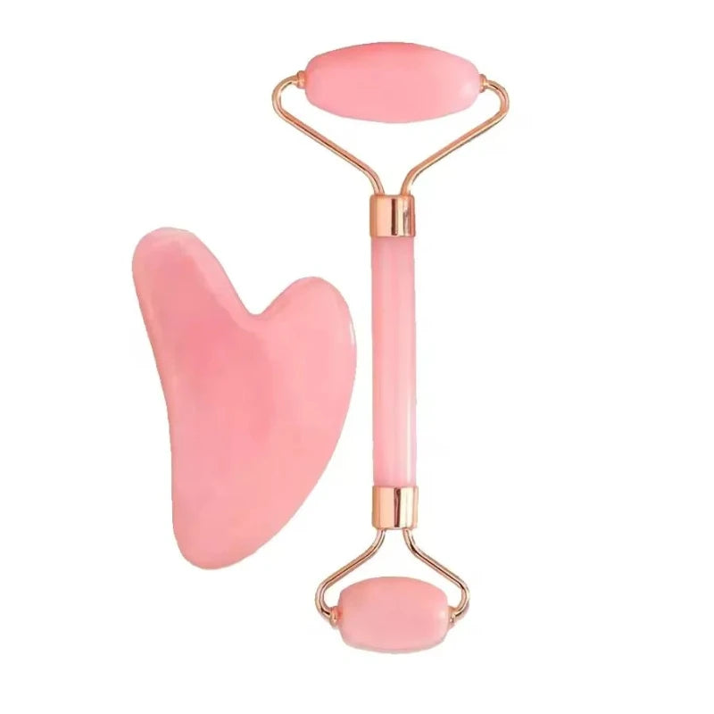 Ice Face Roller & Gua Sha Skincare Set