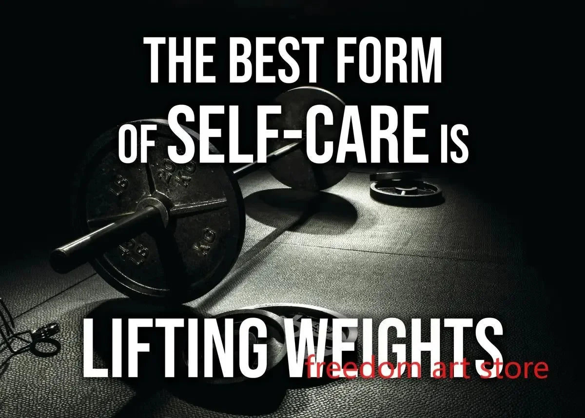 Men’s Muscle & Strength Gym Wall Art Poster 💪🏋️