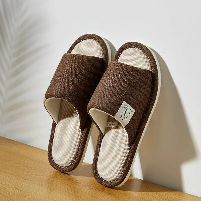 Men’s & Women’s Linen House Slippers