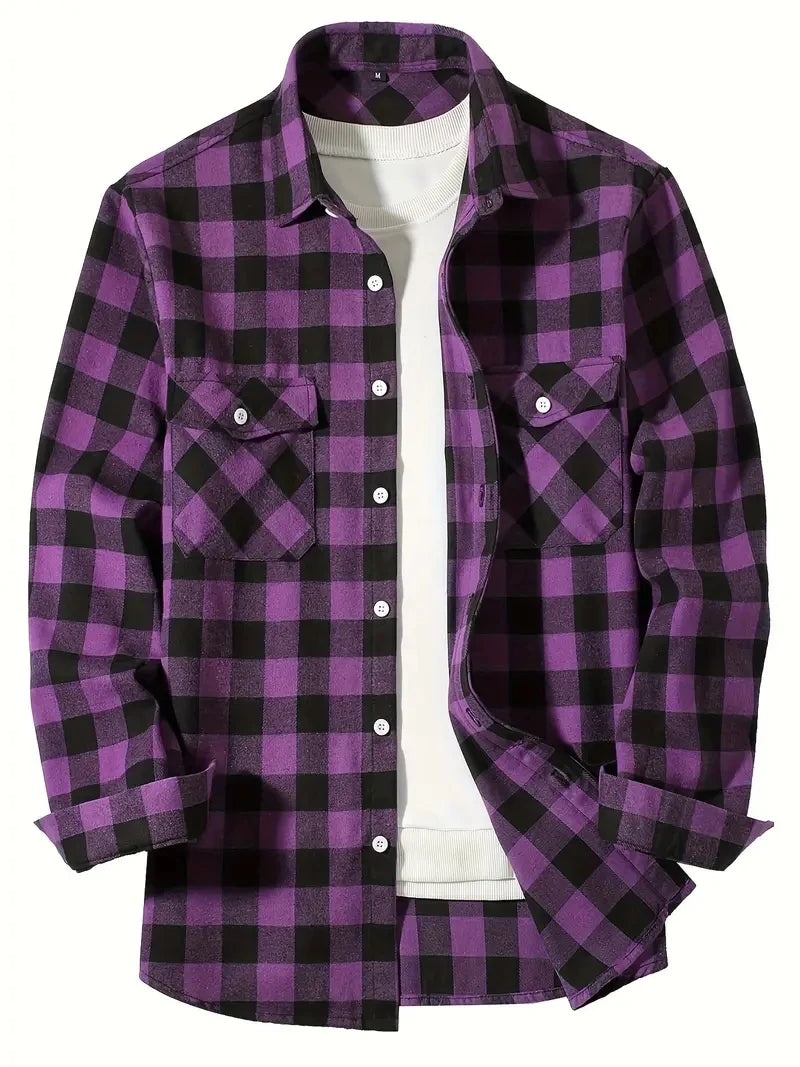 Men’s Classic Plaid Flannel Shirt