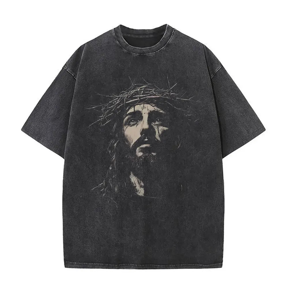 Jesus Forgive Them Vintage Washed Tee