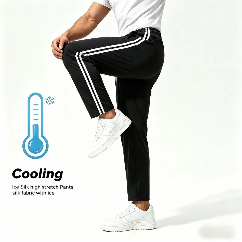 Men’s Lightweight Ice Silk Jogger Pants