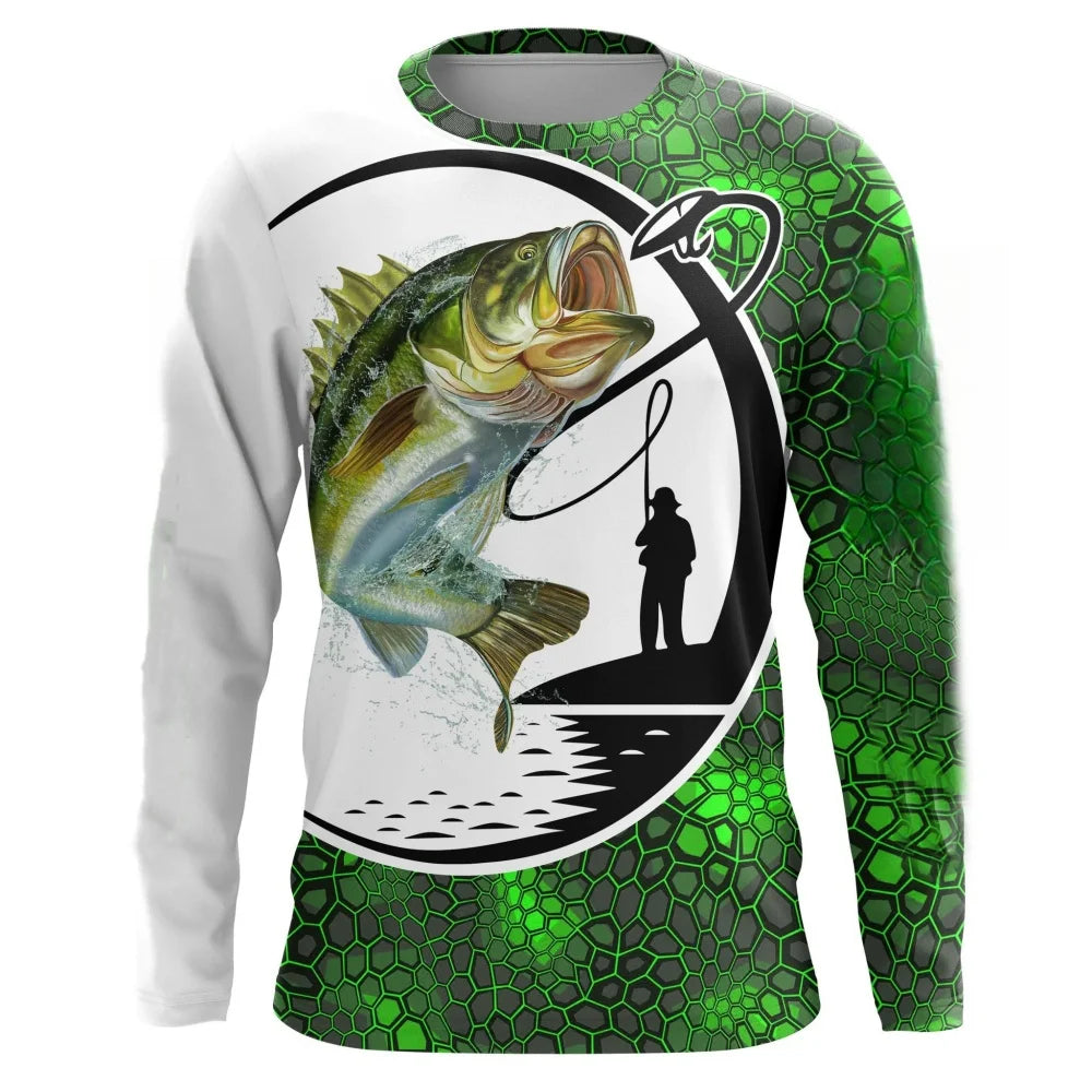 Men’s Performance Fishing Shirt – Long Sleeve Outdoor Tee