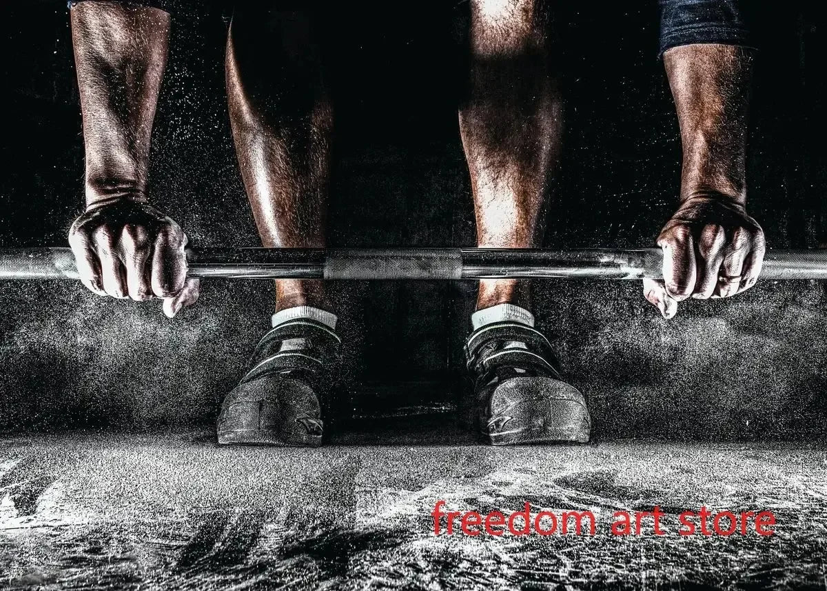 Men’s Muscle & Strength Gym Wall Art Poster 💪🏋️