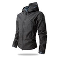 Men’s Waterproof Softshell Tactical Jacket – Fleece-Lined Outdoor Coat