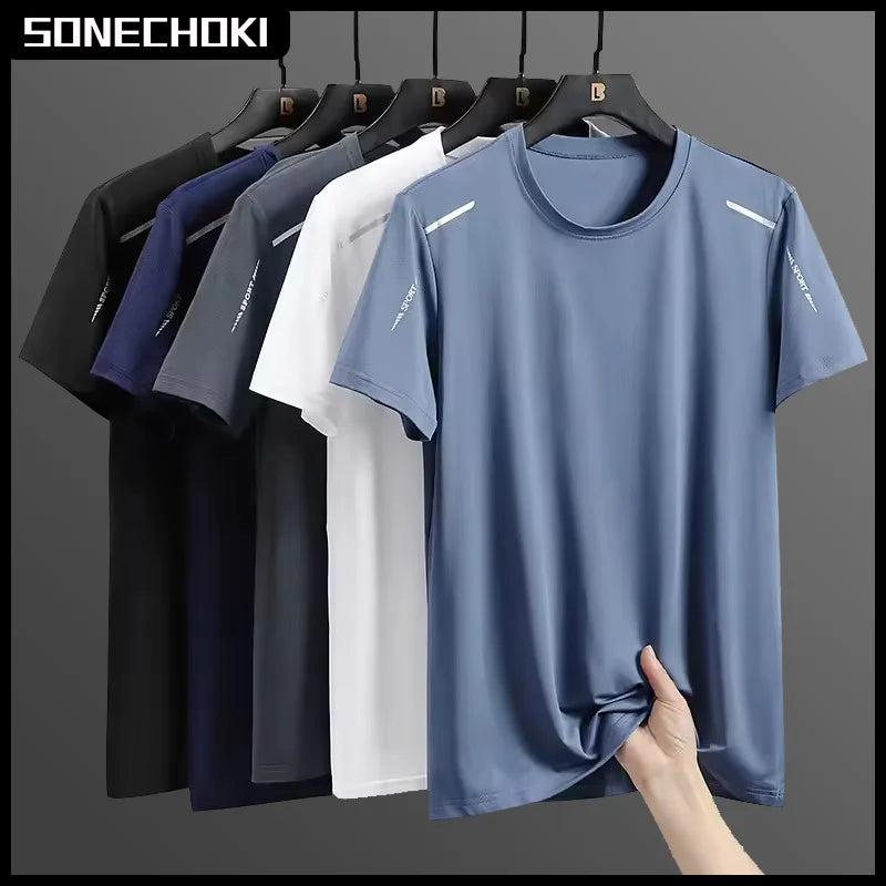 Men’s Ice Silk Quick-Dry Performance Tee