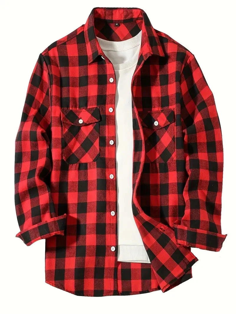 Men’s Classic Plaid Flannel Shirt