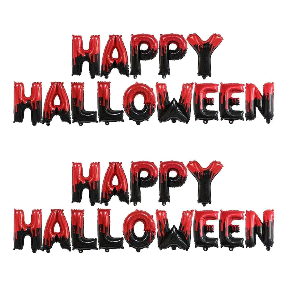 🎃 Happy Halloween Balloon Banner Set