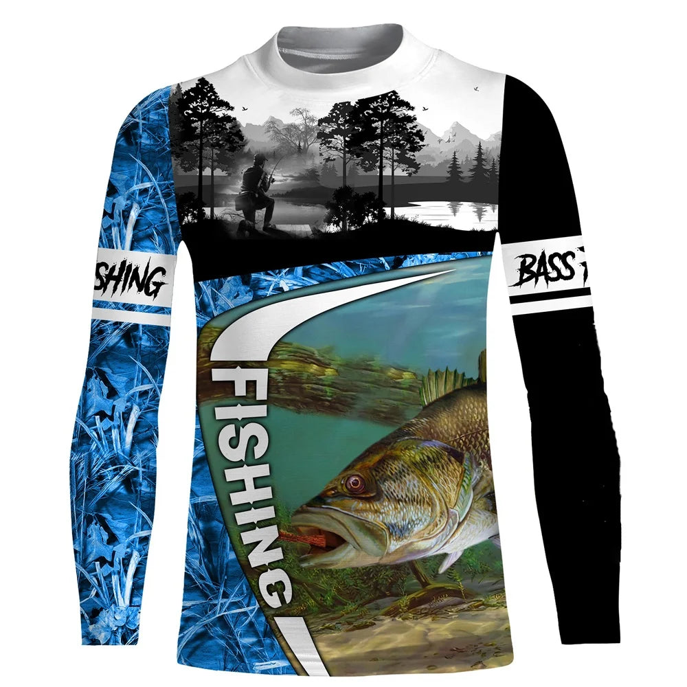Men’s Performance Fishing Shirt – Long Sleeve Outdoor Tee