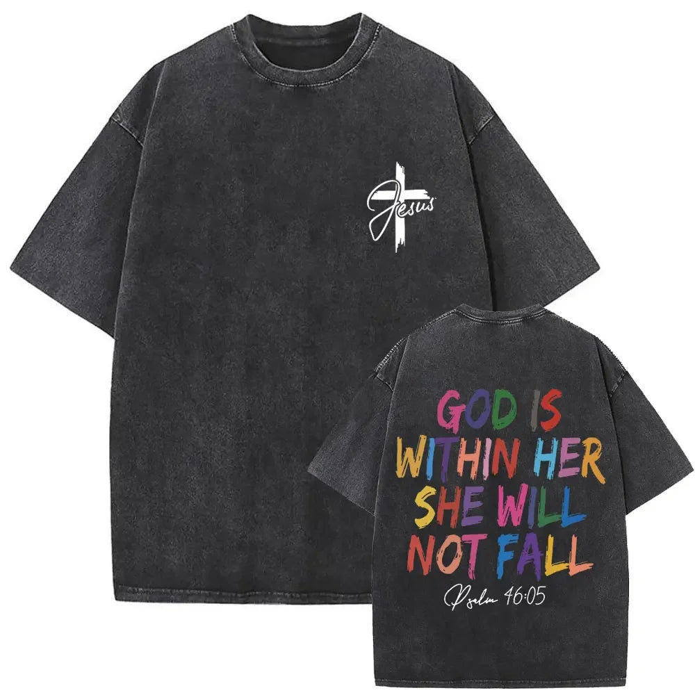 Jesus Forgive Them Vintage Washed Tee