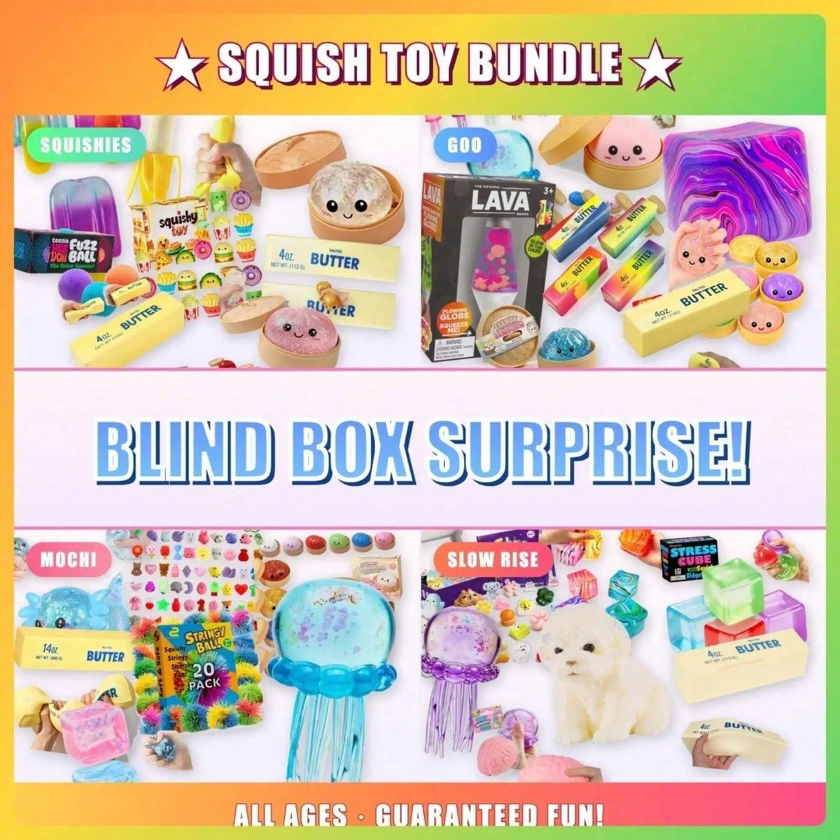 Cute Slow-Rise Squishy Fidget Toys
