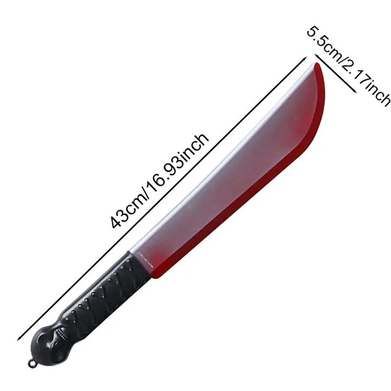 Bloody Knife Halloween Prop – Fake Horror Knife Decoration