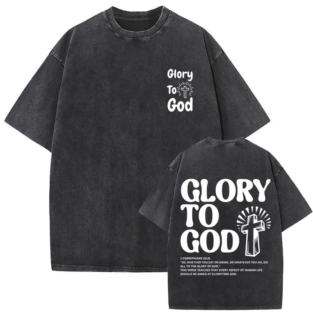 Jesus Forgive Them Vintage Washed Tee