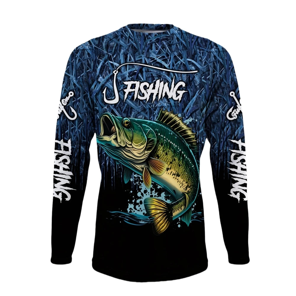 Men’s Performance Fishing Shirt – Long Sleeve Outdoor Tee