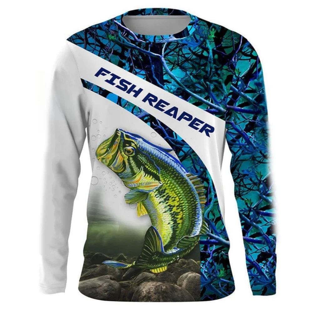 Men’s Performance Fishing Shirt – Long Sleeve Outdoor Tee