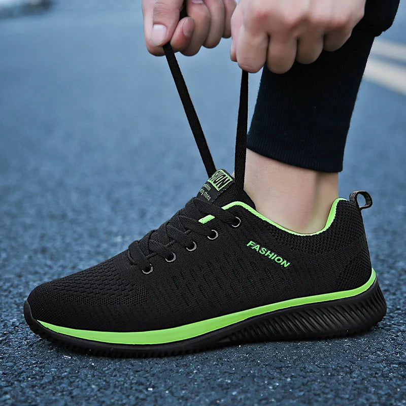 Men’s Breathable Knit Running & Walking Sneakers