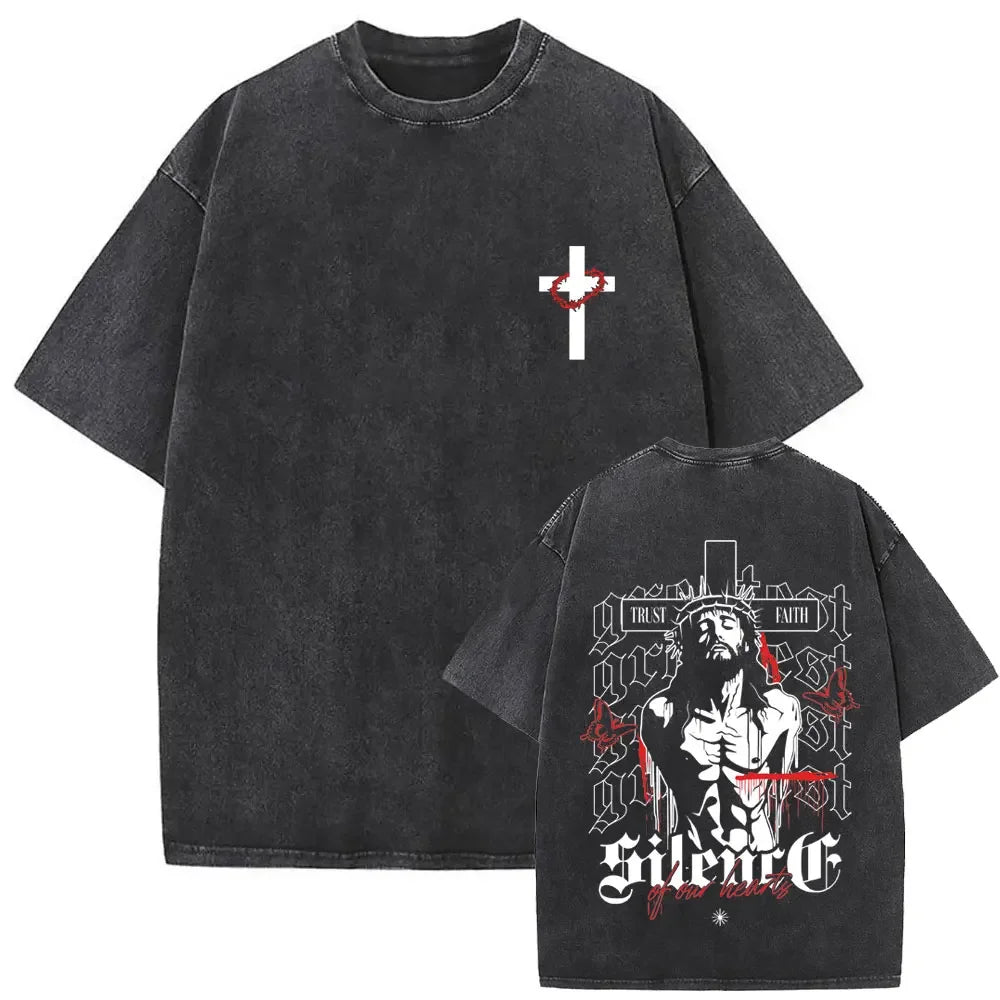 Jesus Forgive Them Vintage Washed Tee