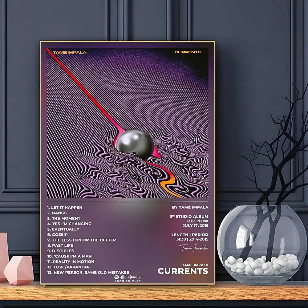 Tame Impala Psychedelic Wall Poster