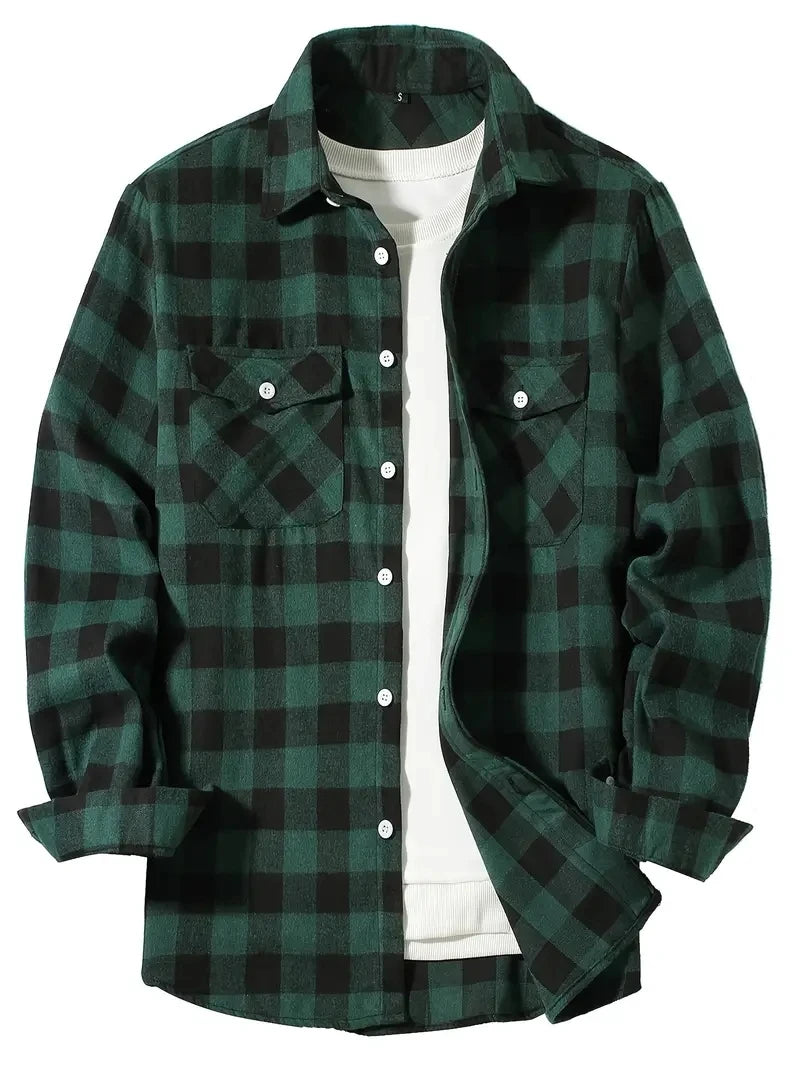 Men’s Classic Plaid Flannel Shirt
