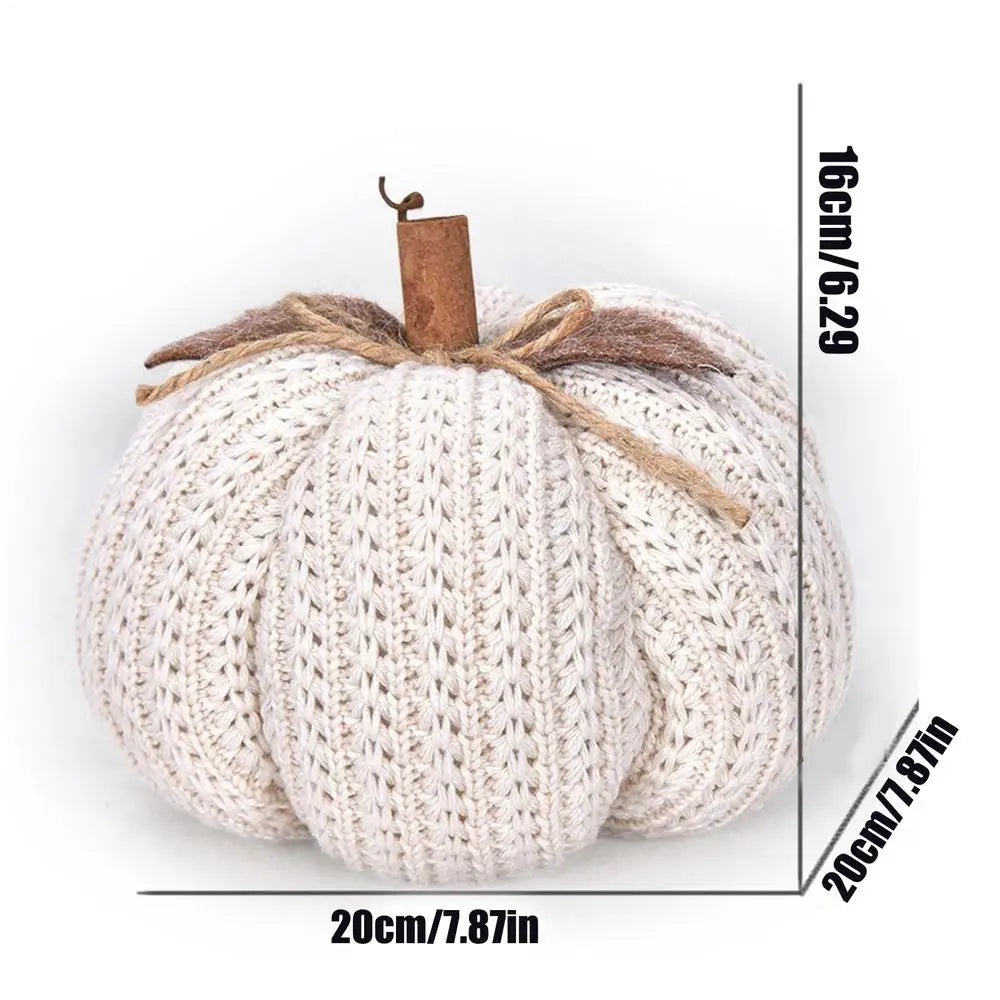 Crochet Pumpkin Trio – Handmade Fall & Halloween Decor 🎃🍂