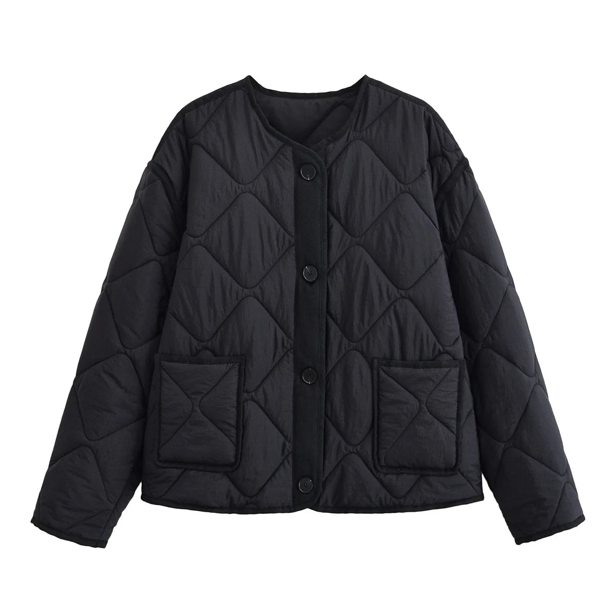 Women’s Classic Button-Up Cropped Jacket ✨
