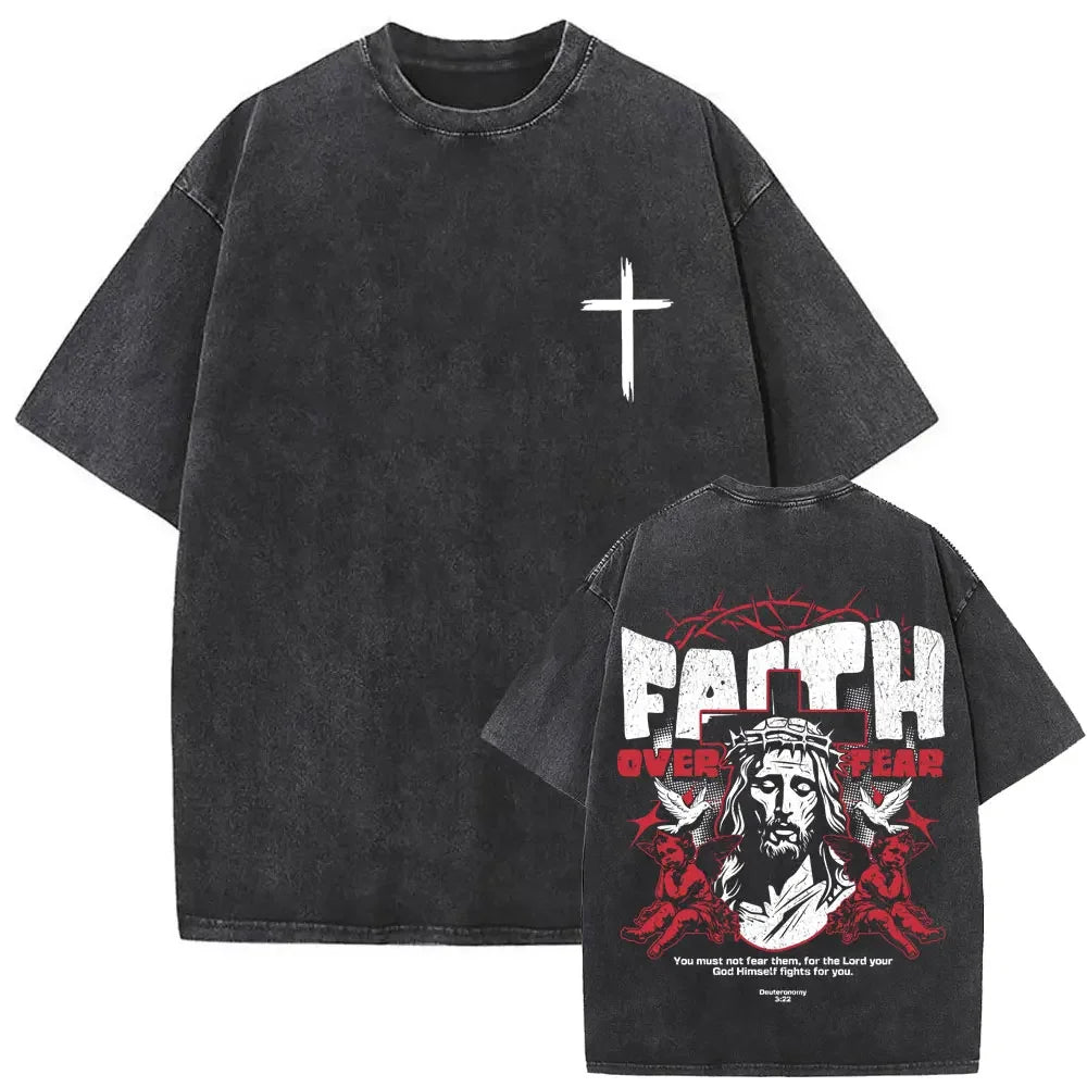 Jesus Forgive Them Vintage Washed Tee