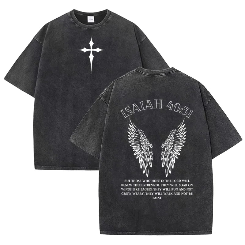 Isaiah 40:31 Vintage Faith Tee