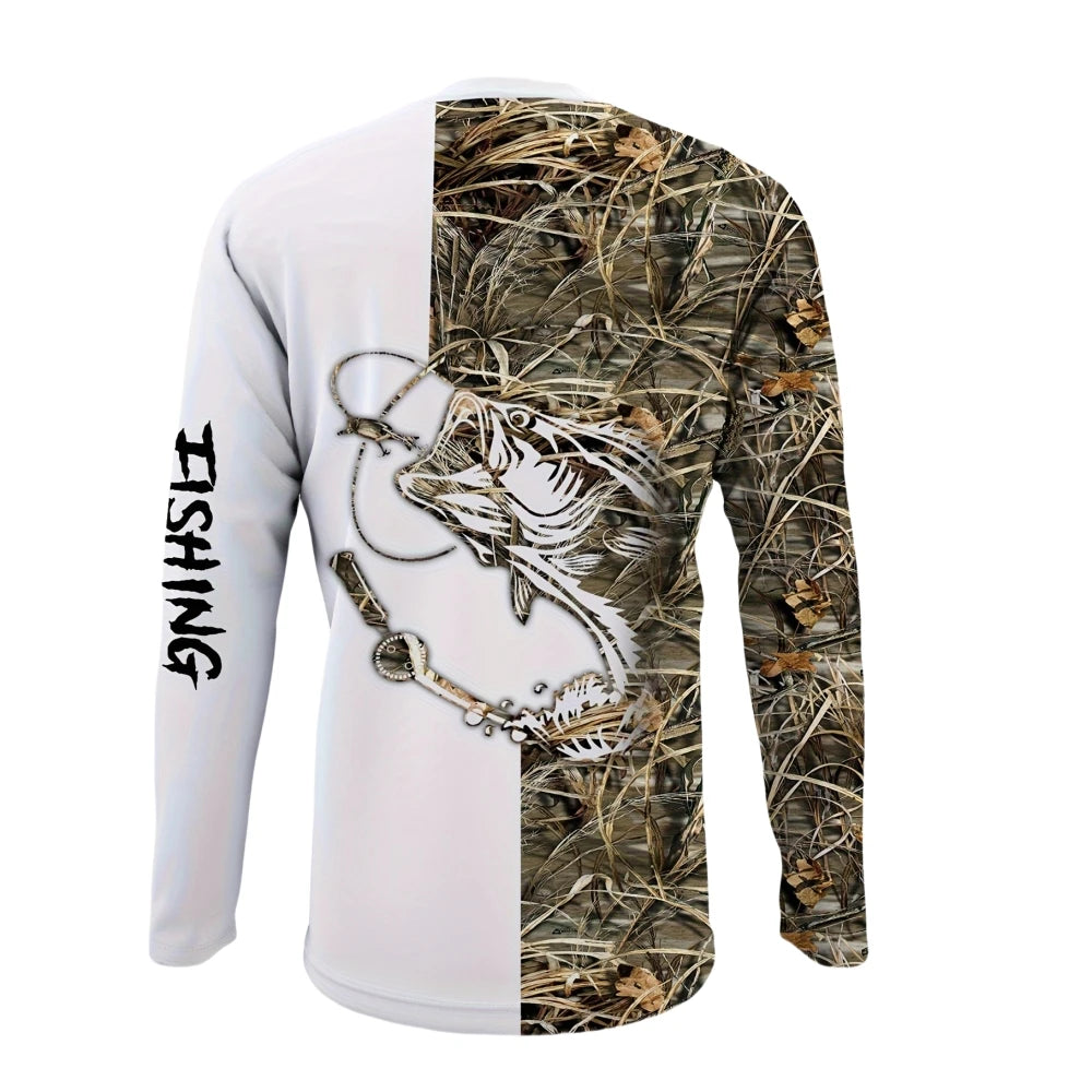 Men’s Performance Fishing Shirt – Long Sleeve Outdoor Tee