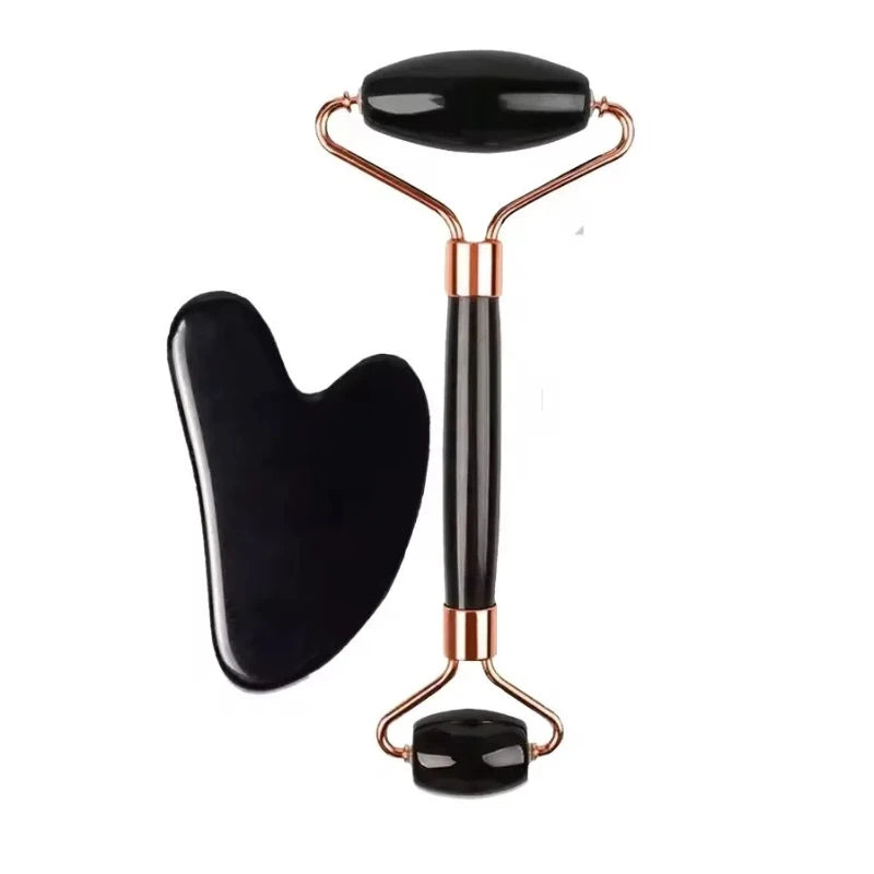 Ice Face Roller & Gua Sha Skincare Set