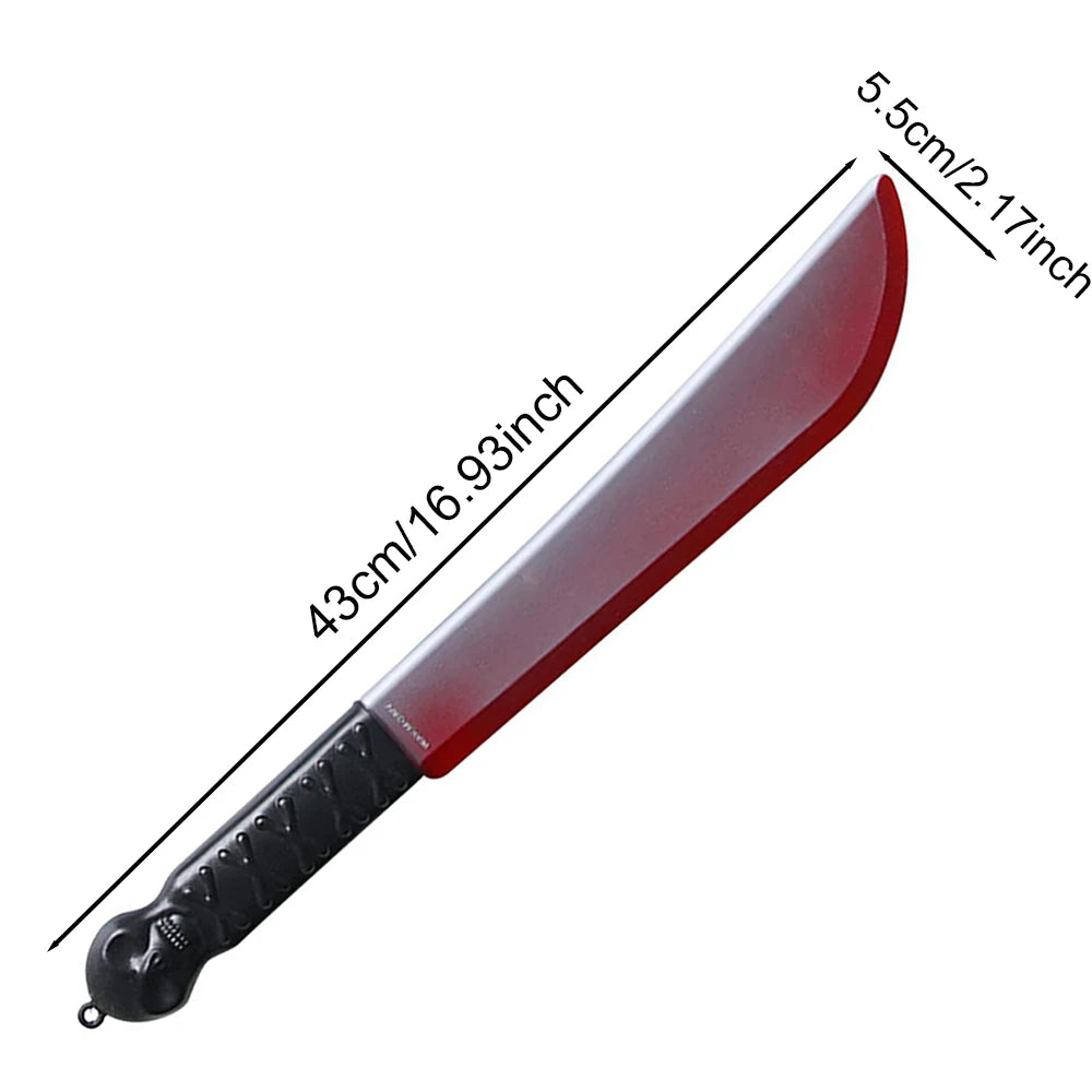 Bloody Knife Halloween Prop – Fake Horror Knife Decoration