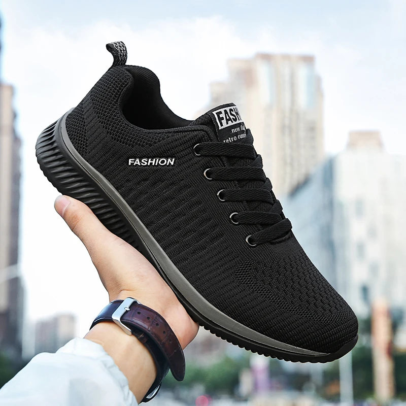 Men’s Breathable Knit Running & Walking Sneakers