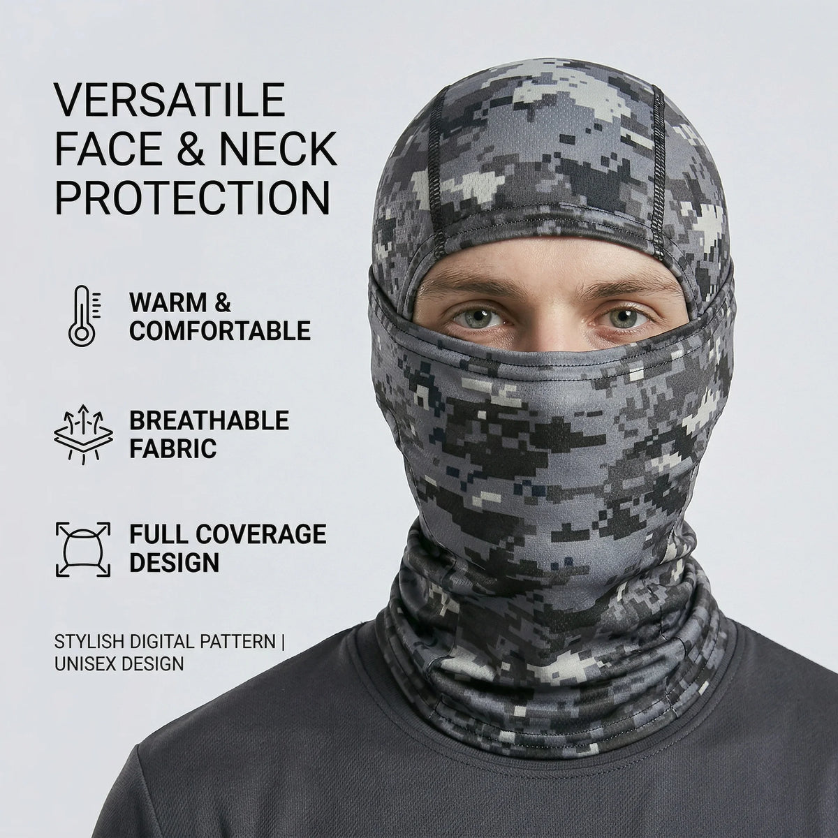All-Season Breathable Face & Neck Cover – UV Protection for Hiking, Fishing & Outdoor Activities