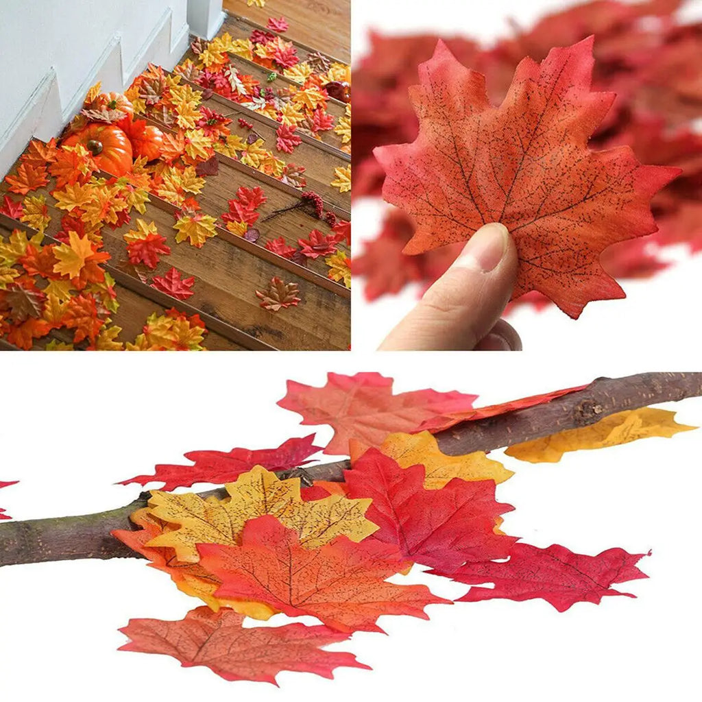 Autumn Maple Leaf Garland – Fall & Thanksgiving Home Decor 🍁