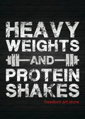 Men’s Muscle & Strength Gym Wall Art Poster 💪🏋️