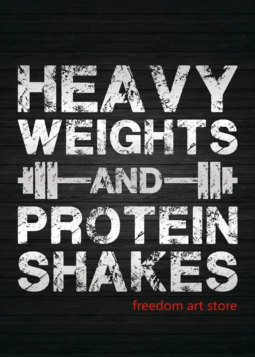 Men’s Muscle & Strength Gym Wall Art Poster 💪🏋️
