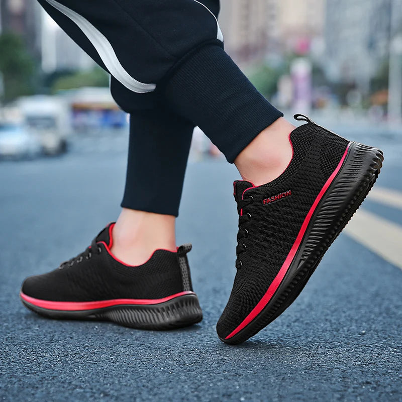 Men’s Breathable Knit Running & Walking Sneakers